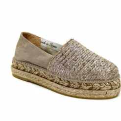 Vacances|Espadrilles<Gaimo Espadrilles Clarion Métal Plata Taupe