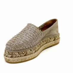 Vacances|Espadrilles<Gaimo Espadrilles Clarion Métal Plata Taupe