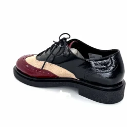 Masculin|Lacets<Dansi Lacets 6804 Vernis Crème Bordeaux Noir