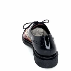 Masculin|Lacets<Dansi Lacets 6804 Vernis Crème Bordeaux Noir