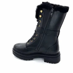 Neige|Montagne<gemilli sarl - hooper Mi-Bottes Fourrées Hooper Shoes Lazlo Cuir Noir