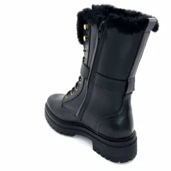 Neige|Montagne<gemilli sarl - hooper Mi-Bottes Fourrées Hooper Shoes Lazlo Cuir Noir