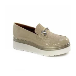 Masculin|Mocassins<Ivoire0130a Mocassins à Plateforme Ivoire 2C5154 Vernis Beige