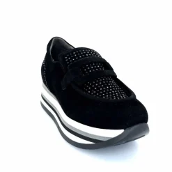 Sport Chic|Mocassins<Softwaves Mocassins à Plateforme 7.78.78 012 Daim Noir