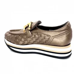 Sport Chic|Mocassins<Softwaves Mocassins à Plateforme 7.78.73 Cuir Bronze