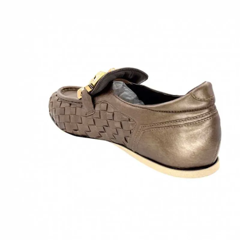 Sport Chic|Mocassins<Softwaves Mocassins à Plateforme 7.78.73 Cuir Bronze