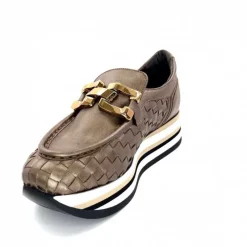 Sport Chic|Mocassins<Softwaves Mocassins à Plateforme 7.78.73 Cuir Bronze