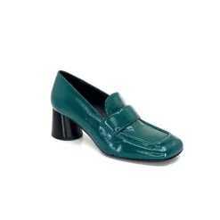 Fantaisie|Mocassins<Halmanera Mocassins à Talon Dani 03 Cuir Vert