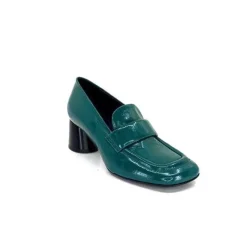 Fantaisie|Mocassins<Halmanera Mocassins à Talon Dani 03 Cuir Vert