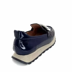 Sport Chic|Décontracté<Hispanitas Mocassins Baskets Hi 243621 Loira Cuir Vernis Marine
