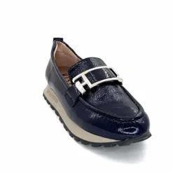 Sport Chic|Décontracté<Hispanitas Mocassins Baskets Hi 243621 Loira Cuir Vernis Marine