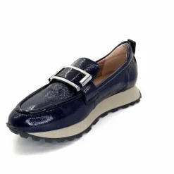 Sport Chic|Décontracté<Hispanitas Mocassins Baskets Hi 243621 Loira Cuir Vernis Marine