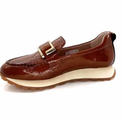 Sport Chic|Décontracté<Hispanitas Mocassins Baskets Hi 243621 Loira Cuir Vernis Cuero Marron