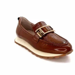 Sport Chic|Décontracté<Hispanitas Mocassins Baskets Hi 243621 Loira Cuir Vernis Cuero Marron