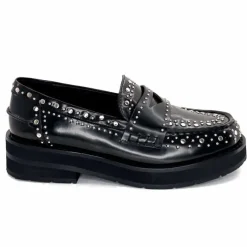 Rock|Mocassins<bibi lou - navima Mocassins Bibi Lou 721 Z 14 VK Cuir Glacé Noir