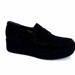 Sport Chic|Compensées & Plateformes<Pons Quintana Mocassins Compensées 11 111.00 Certier Daim Noir