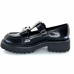 Fantaisie|Mocassins<Guglielmo Rotta Mocassins Whiley Cuir Noir