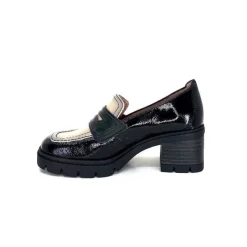 Masculin|Elégant<Hispanitas Mocassins Chi 232965 Everest Cuir Vernis Cuir Vert &amp; Beige Noir