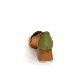 Masculin|Mocassins<Hispanitas Mocassins Chv 243277 Cuir Beige Vert Orange