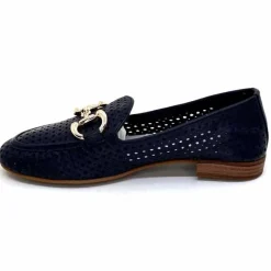 Masculin|Mocassins<382-ivoire Mocassins Ivoire 2014 Cuir Bleu Marine