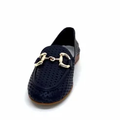 Masculin|Mocassins<382-ivoire Mocassins Ivoire 2014 Cuir Bleu Marine