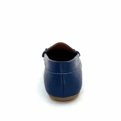 Basic|Mocassins<Ivoire0209b Mocassins Ivoire 12052 Cuir Bleu