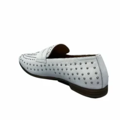Rock|Mocassins<Ivoire0401a Mocassins Ivoire 500.1000 Cuir Blanc