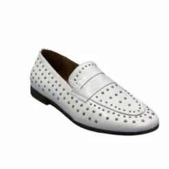 Rock|Mocassins<Ivoire0401a Mocassins Ivoire 500.1000 Cuir Blanc