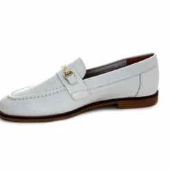 Féminin|Mocassins<Ivoire0209b Mocassins Ivoire 12646 Cuir Crème