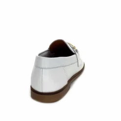 Féminin|Mocassins<Ivoire0209b Mocassins Ivoire 12646 Cuir Crème