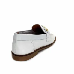 Féminin|Mocassins<Ivoire0209b Mocassins Ivoire 12646 Cuir Crème