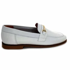 Féminin|Mocassins<Ivoire0209b Mocassins Ivoire 12646 Cuir Crème