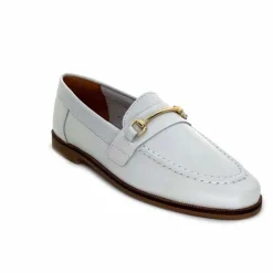 Féminin|Mocassins<Ivoire0209b Mocassins Ivoire 12646 Cuir Crème