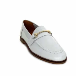 Féminin|Mocassins<Ivoire0209b Mocassins Ivoire 12646 Cuir Crème