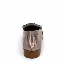 Masculin|Mocassins<382-ivoire Mocassins Ivoire 30303 Cuir Métal Bronze