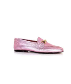 Masculin|Bijoux<Ivoire0209b Mocassins Ivoire 12588 Cuir Métal Rose