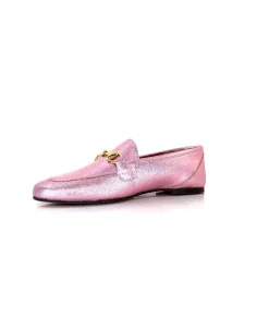 Masculin|Bijoux<Ivoire0209b Mocassins Ivoire 12588 Cuir Métal Rose