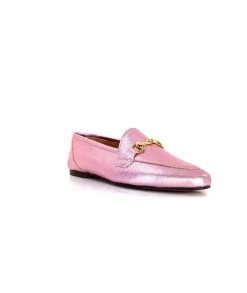 Masculin|Bijoux<Ivoire0209b Mocassins Ivoire 12588 Cuir Métal Rose