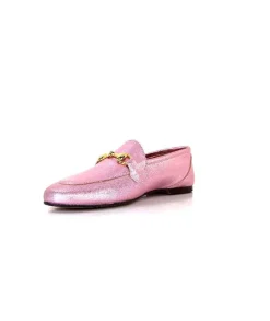Masculin|Bijoux<Ivoire0209b Mocassins Ivoire 12588 Cuir Métal Rose