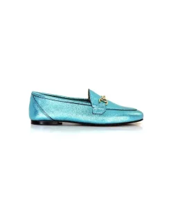 Masculin|Bijoux<Ivoire0209b Mocassins Ivoire 12588 Cuir Métal Azul Bleu