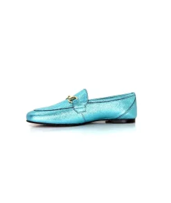 Masculin|Bijoux<Ivoire0209b Mocassins Ivoire 12588 Cuir Métal Azul Bleu