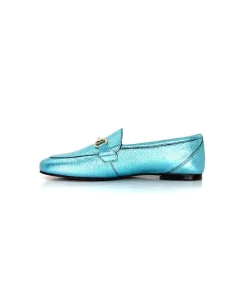 Masculin|Bijoux<Ivoire0209b Mocassins Ivoire 12588 Cuir Métal Azul Bleu