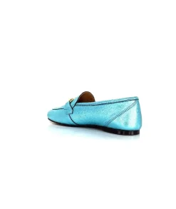 Masculin|Bijoux<Ivoire0209b Mocassins Ivoire 12588 Cuir Métal Azul Bleu