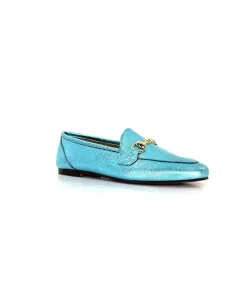 Masculin|Bijoux<Ivoire0209b Mocassins Ivoire 12588 Cuir Métal Azul Bleu