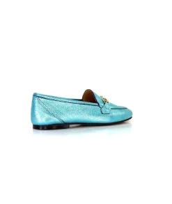 Masculin|Bijoux<Ivoire0209b Mocassins Ivoire 12588 Cuir Métal Azul Bleu
