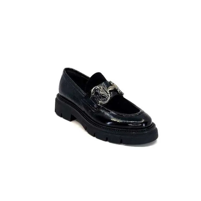 Masculin|Basic<Ivoire0104a Mocassins Ivoire 52195 Cuir Daim Noir