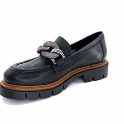 Masculin|Mocassins<Ivoire0351a Mocassins Ivoire 2546395 Cuir Noir