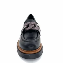 Masculin|Mocassins<Ivoire0351a Mocassins Ivoire 2546395 Cuir Noir