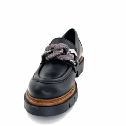 Masculin|Mocassins<Ivoire0351a Mocassins Ivoire 2546395 Cuir Noir