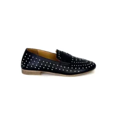 Masculin|Mocassins<Ivoire0401a Mocassins Ivoire 500.1000 Cuir Noir